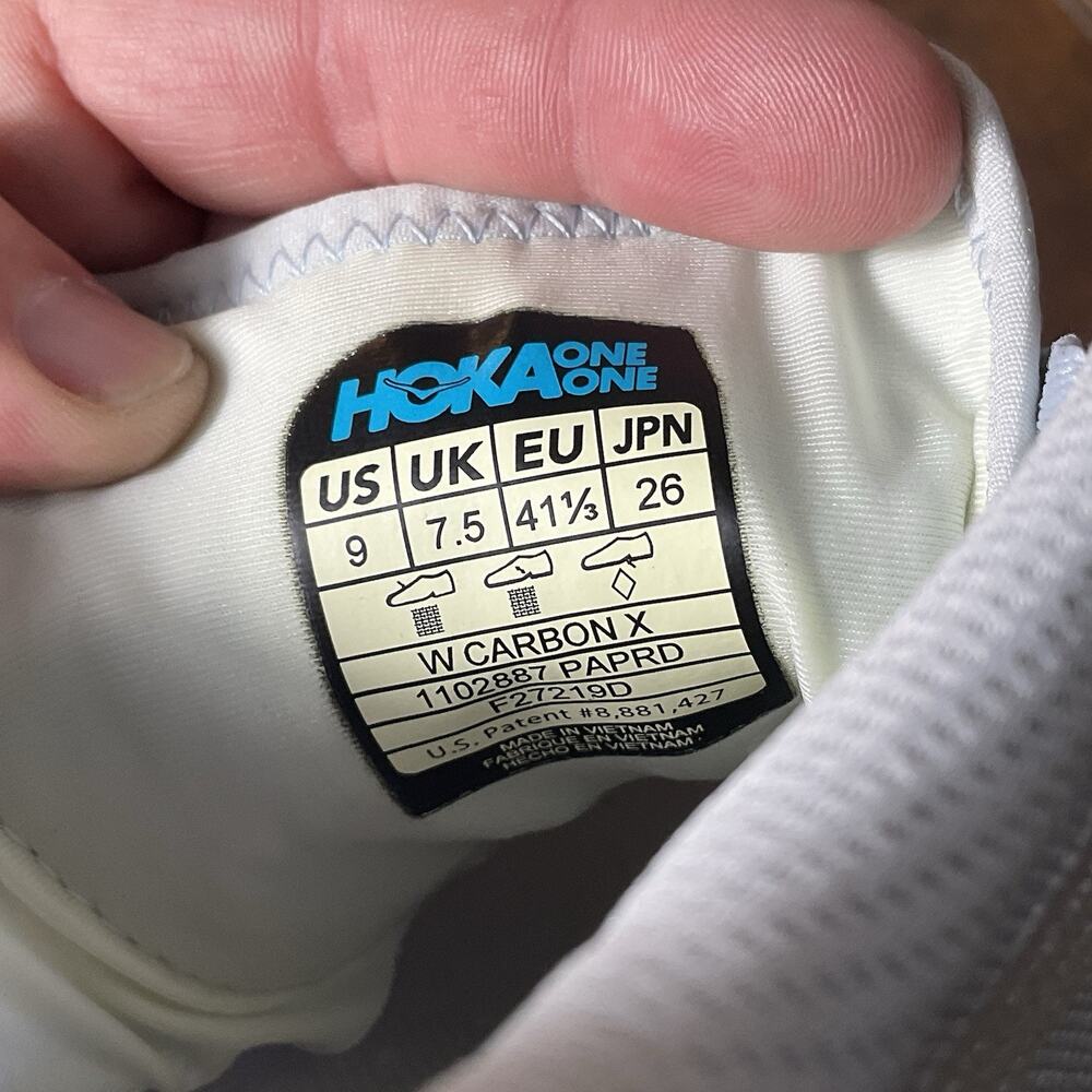 Hoka Women's Running Shoes - White and Red - Picture 11 of 11